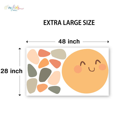 Smiling Sun Personalized Wall Stickers