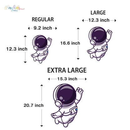 Space Adventure Astronauts Personalized Wall Stickers