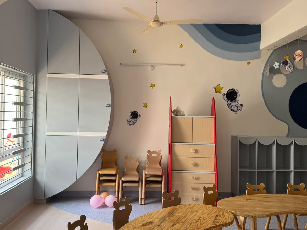 Space Adventure Astronauts Personalized Wall Stickers