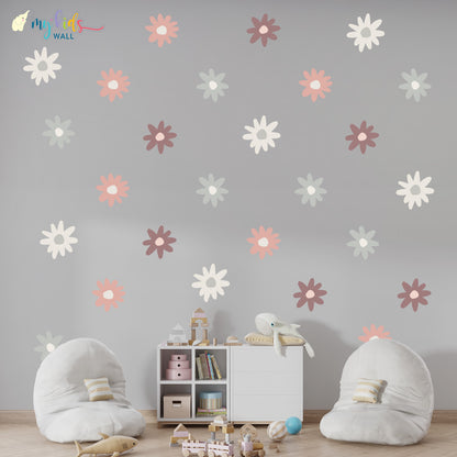 Daisy Bloom Wall Stickers