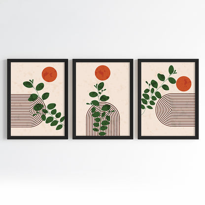 Sunlit Botanica Wall Art (Framed Set of 3)