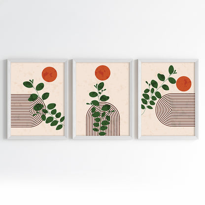 Sunlit Botanica Wall Art (Framed Set of 3)
