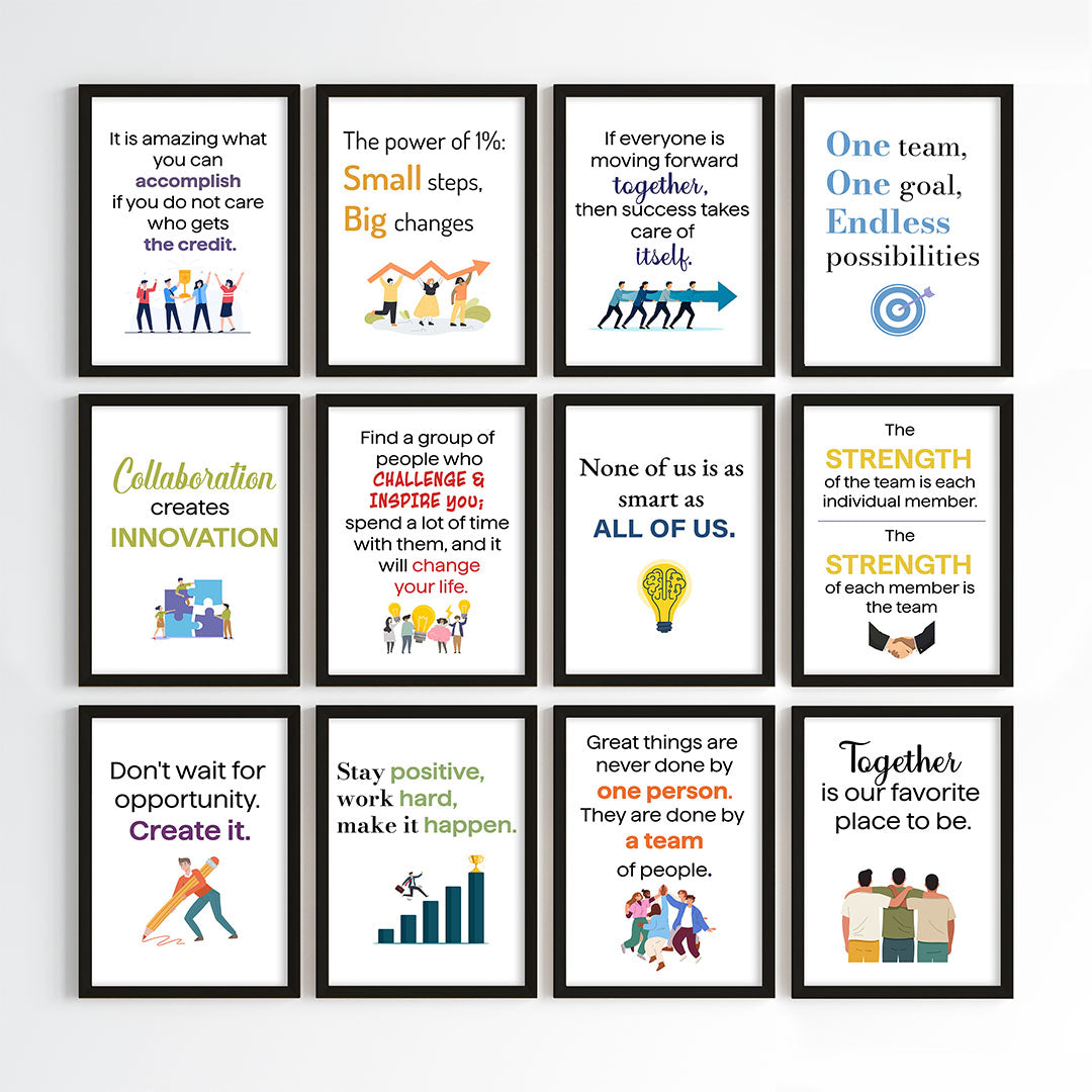 The Collective Mindset Inspirational Wall Art (Framed)
