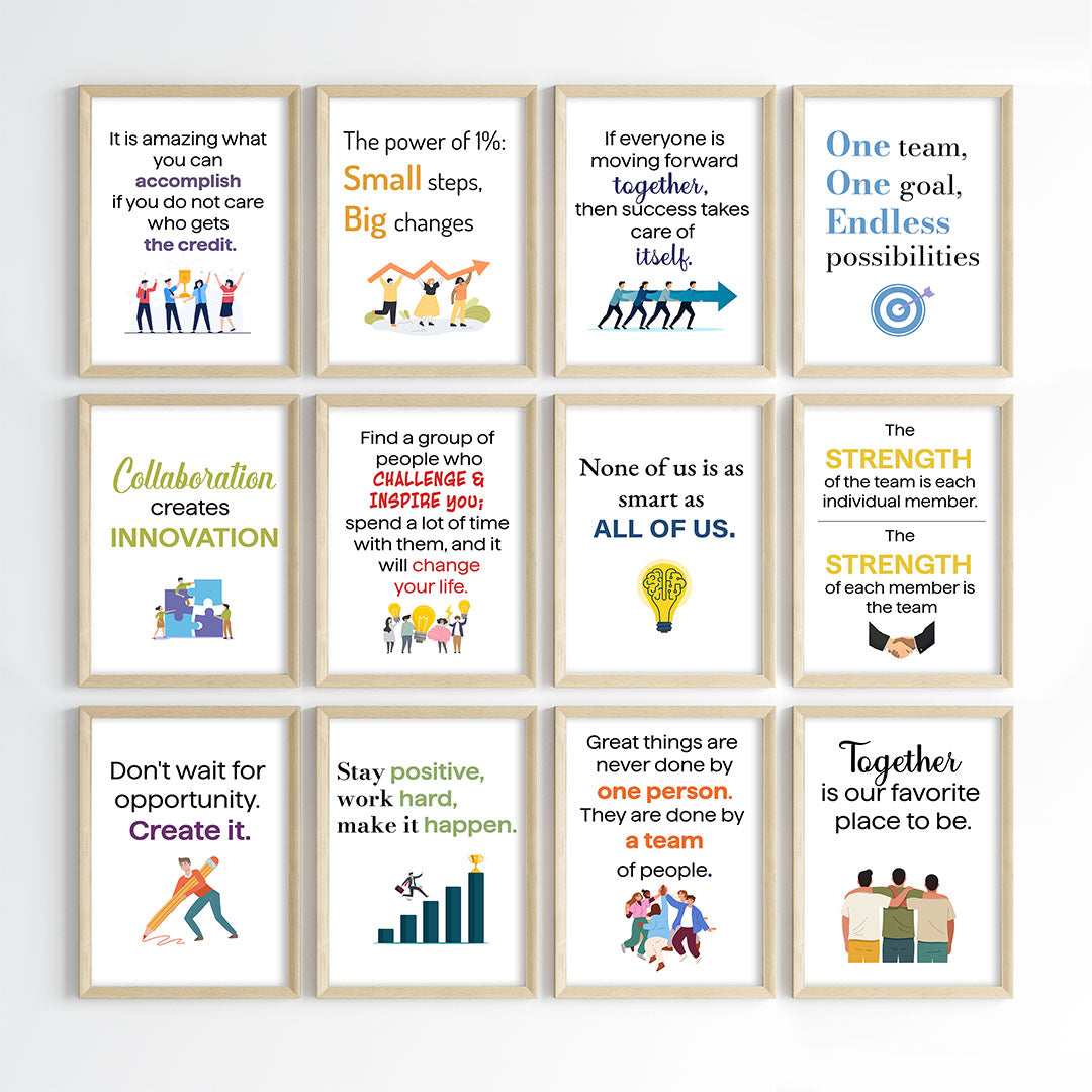 The Collective Mindset Inspirational Wall Art (Framed)