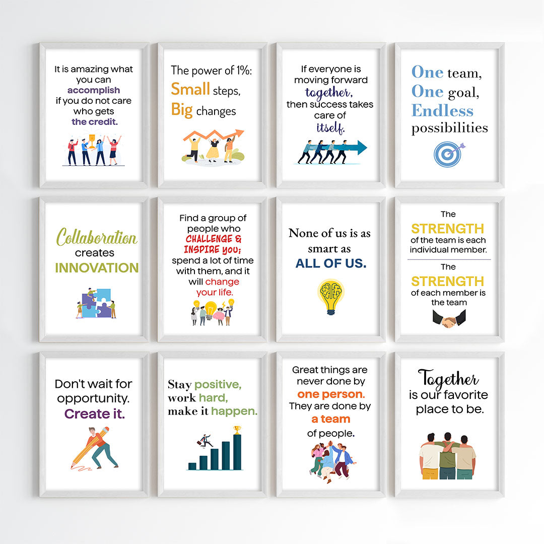 The Collective Mindset Inspirational Wall Art (Framed)
