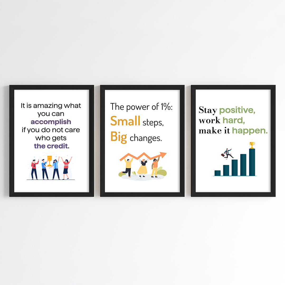 The Collective Mindset Inspirational Wall Art (Framed)