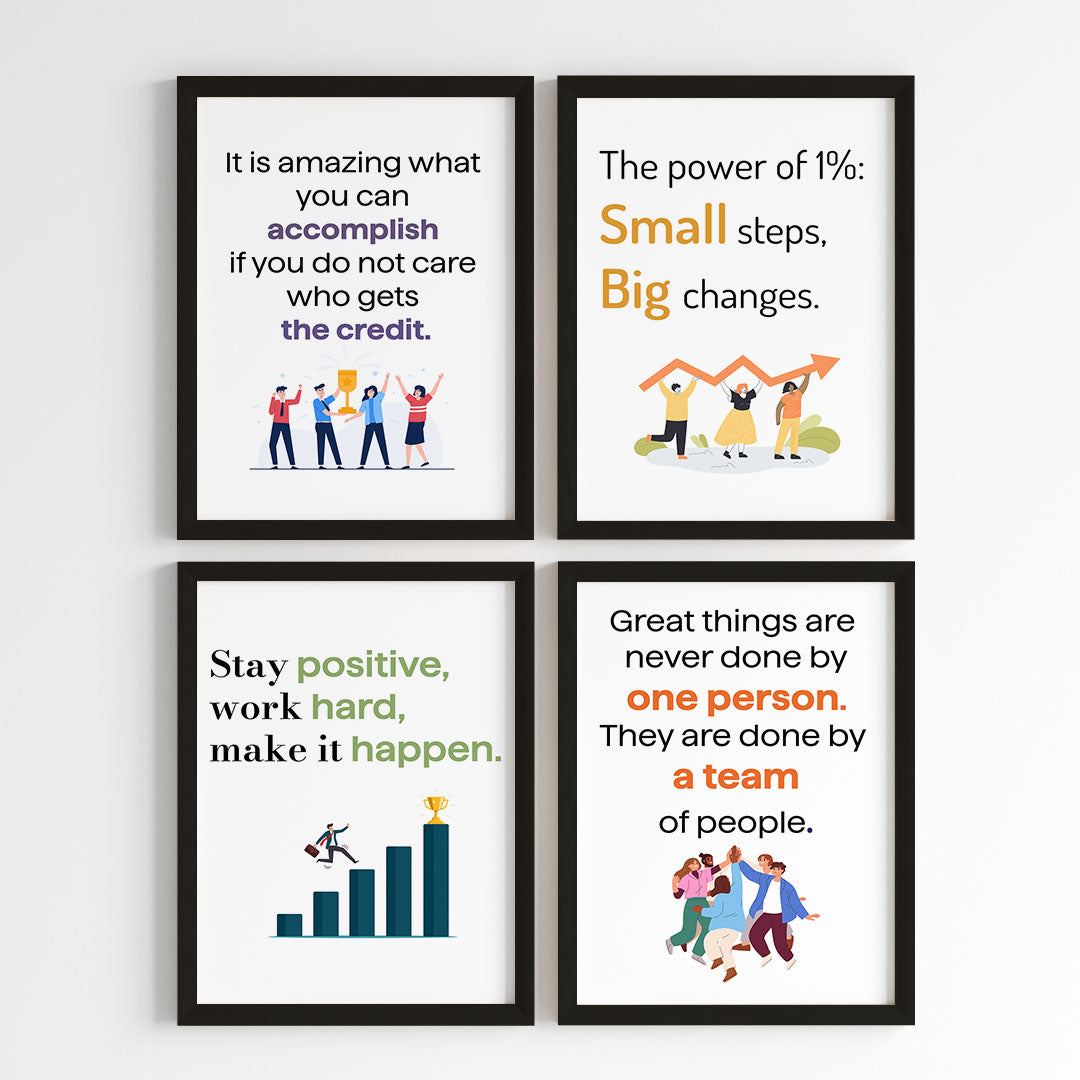 The Collective Mindset Inspirational Wall Art (Framed)