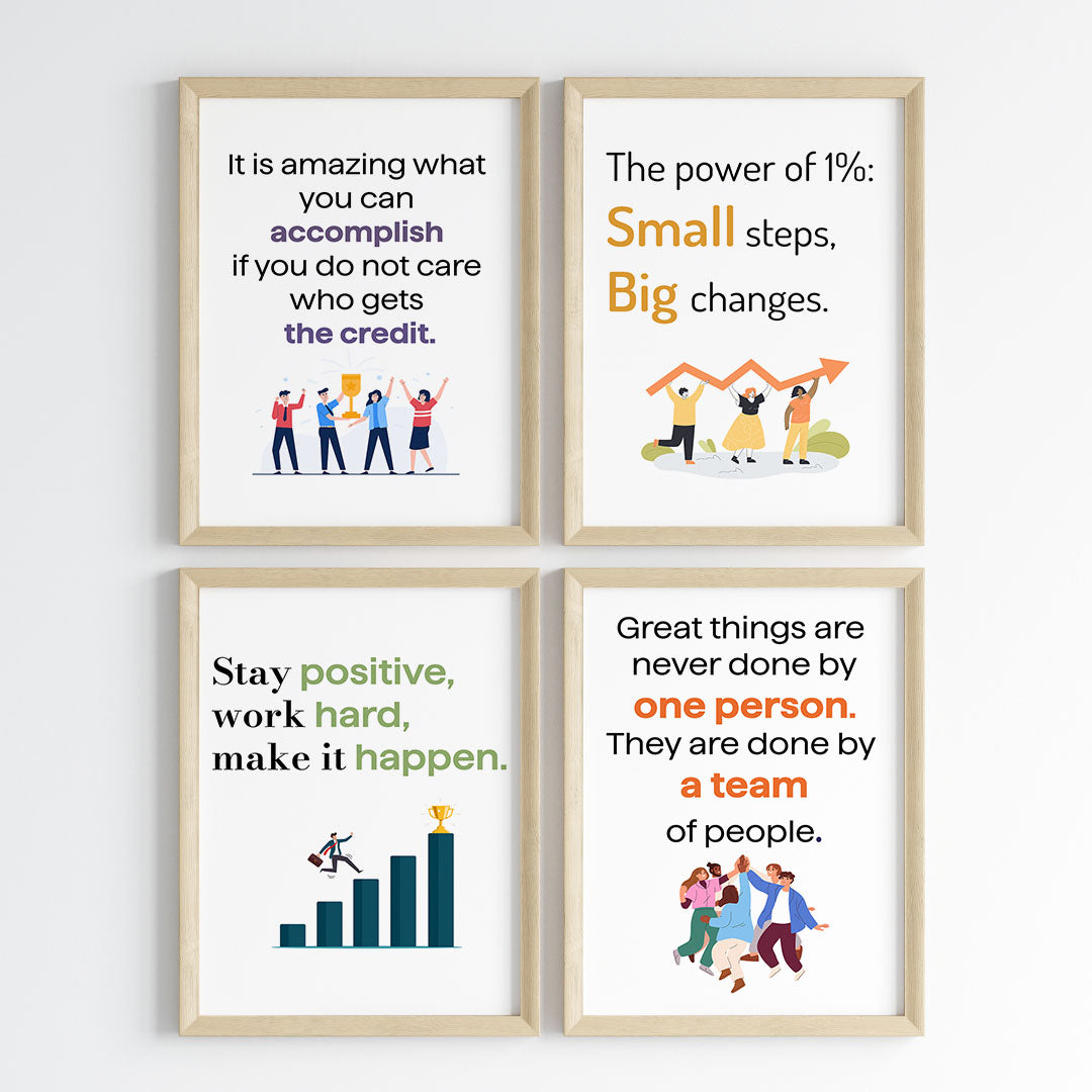 The Collective Mindset Inspirational Wall Art (Framed)