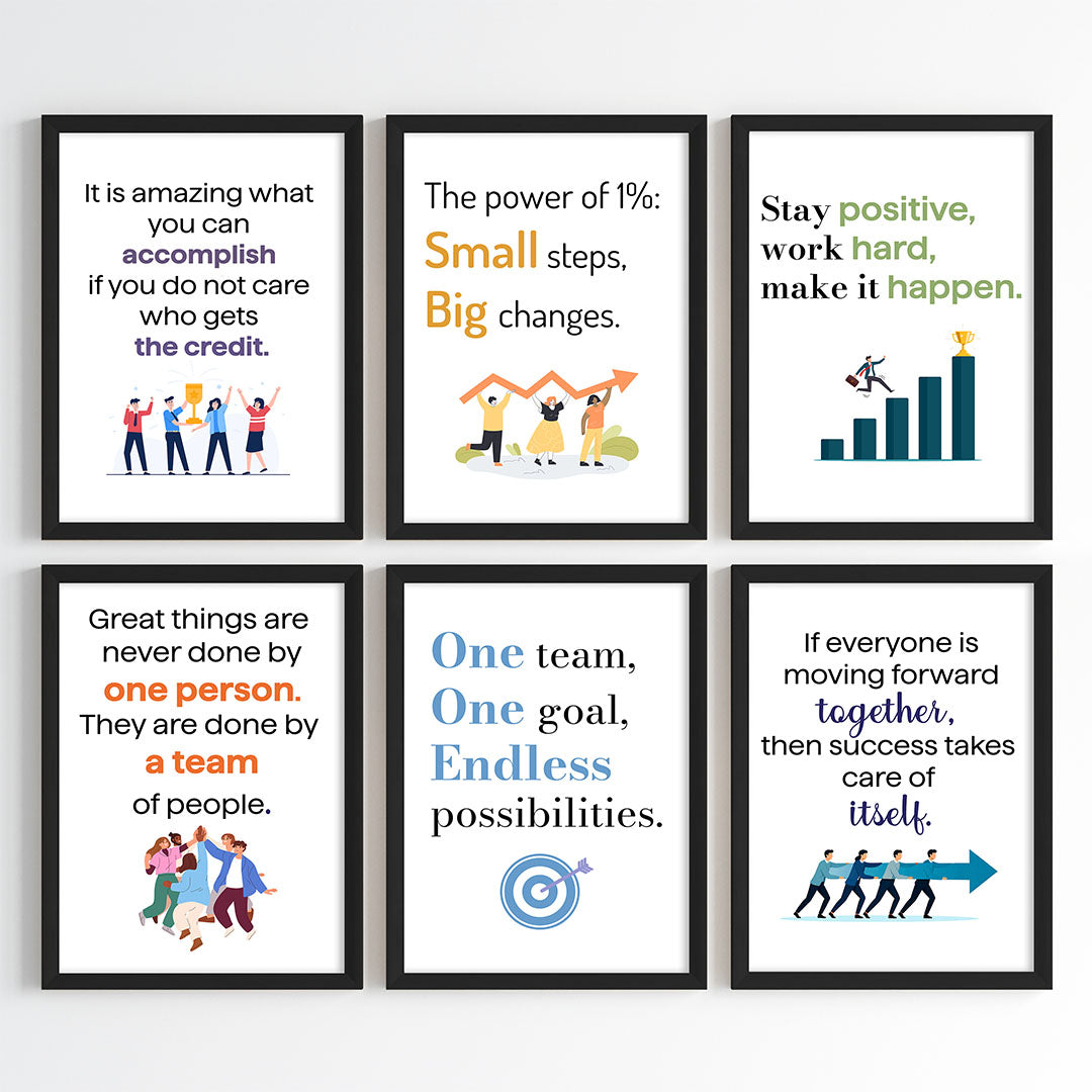 The Collective Mindset Inspirational Wall Art (Framed)