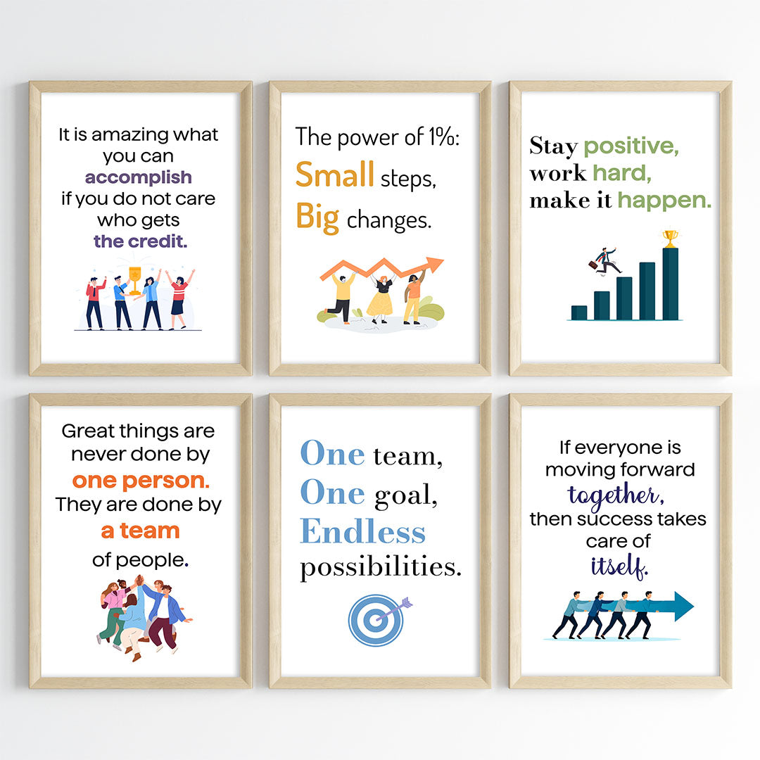 The Collective Mindset Inspirational Wall Art (Framed)