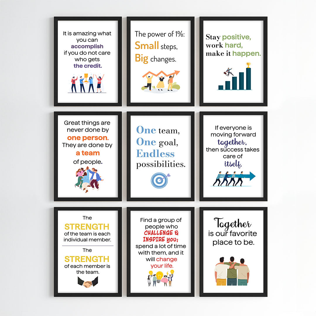 The Collective Mindset Inspirational Wall Art (Framed)