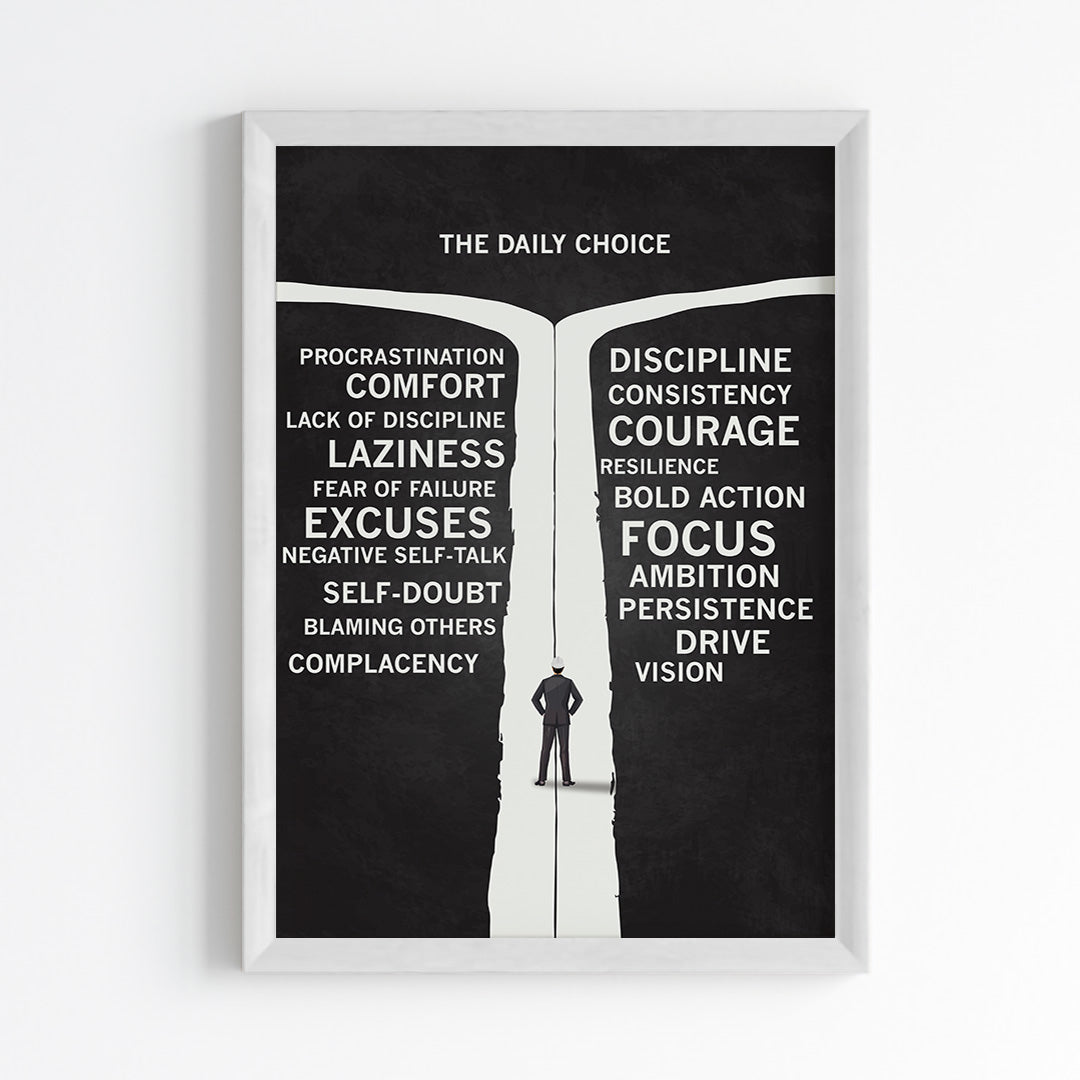 The Daily Choice Wall Art (Framed)