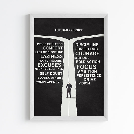The Daily Choice Wall Art (Framed)