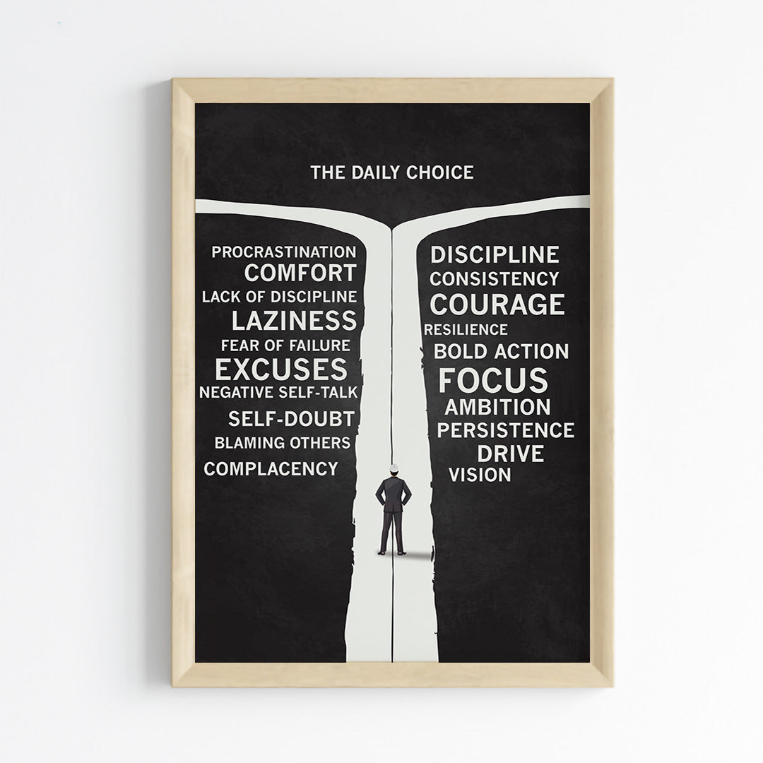 The Daily Choice Wall Art (Framed)