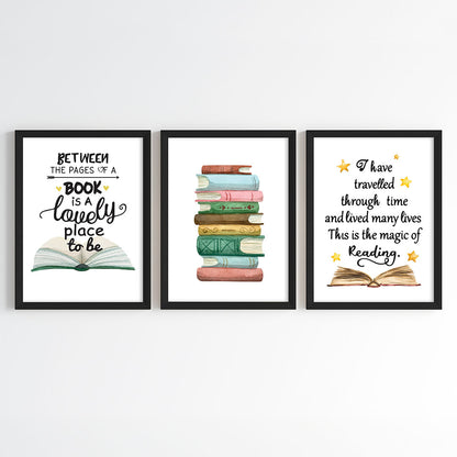 The Joy of Reading Wall Art (Framed)