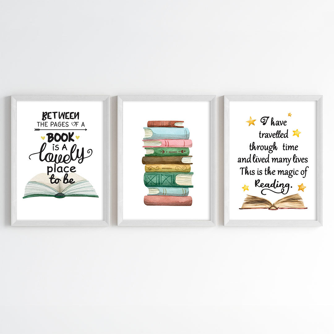 The Joy of Reading Wall Art (Framed)