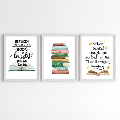 The Joy of Reading Wall Art (Framed)