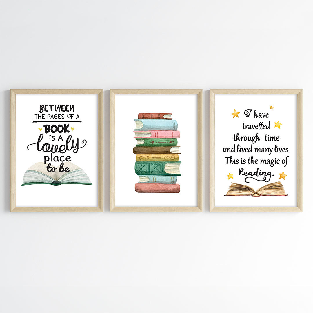 The Joy of Reading Wall Art (Framed)