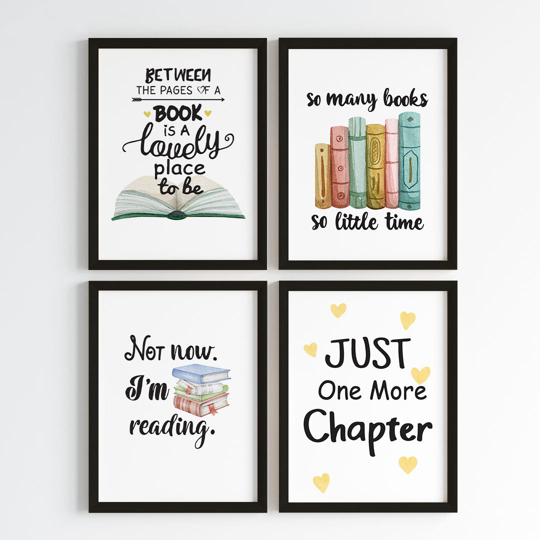 The Joy of Reading Wall Art (Framed)