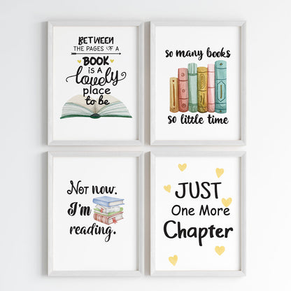 The Joy of Reading Wall Art (Framed)