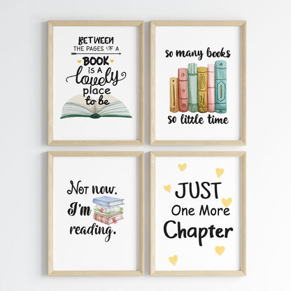 The Joy of Reading Wall Art (Framed)
