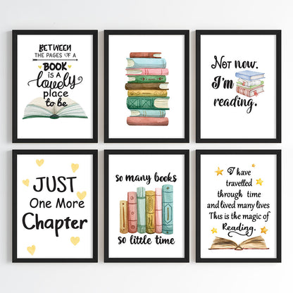 The Joy of Reading Wall Art (Framed)
