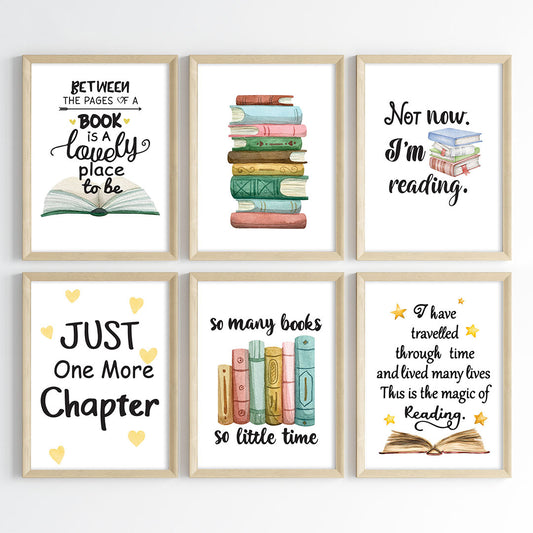 The Joy of Reading Wall Art (Framed)