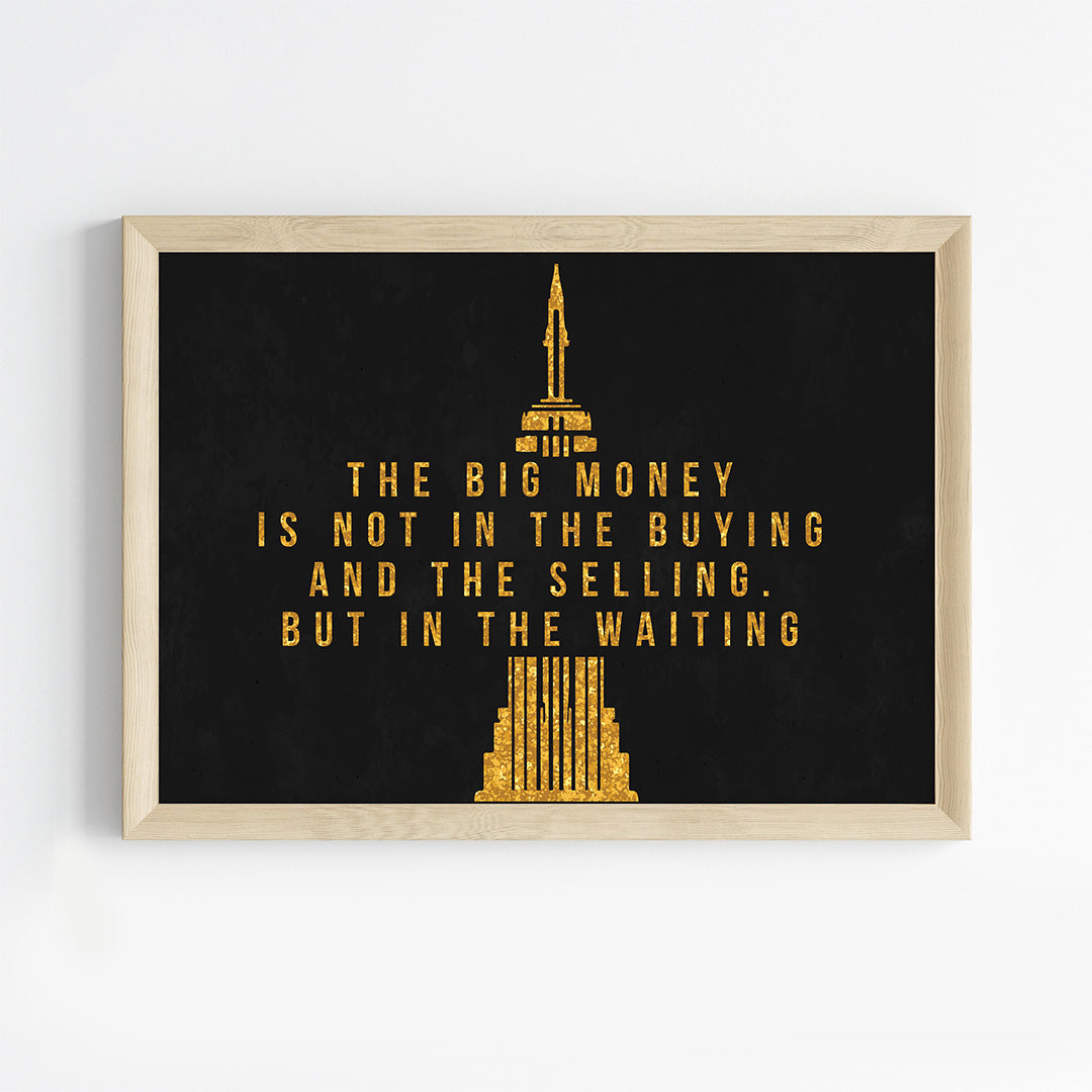 The Power of Patience Wall Art (Framed)