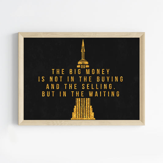 The Power of Patience Wall Art (Framed)