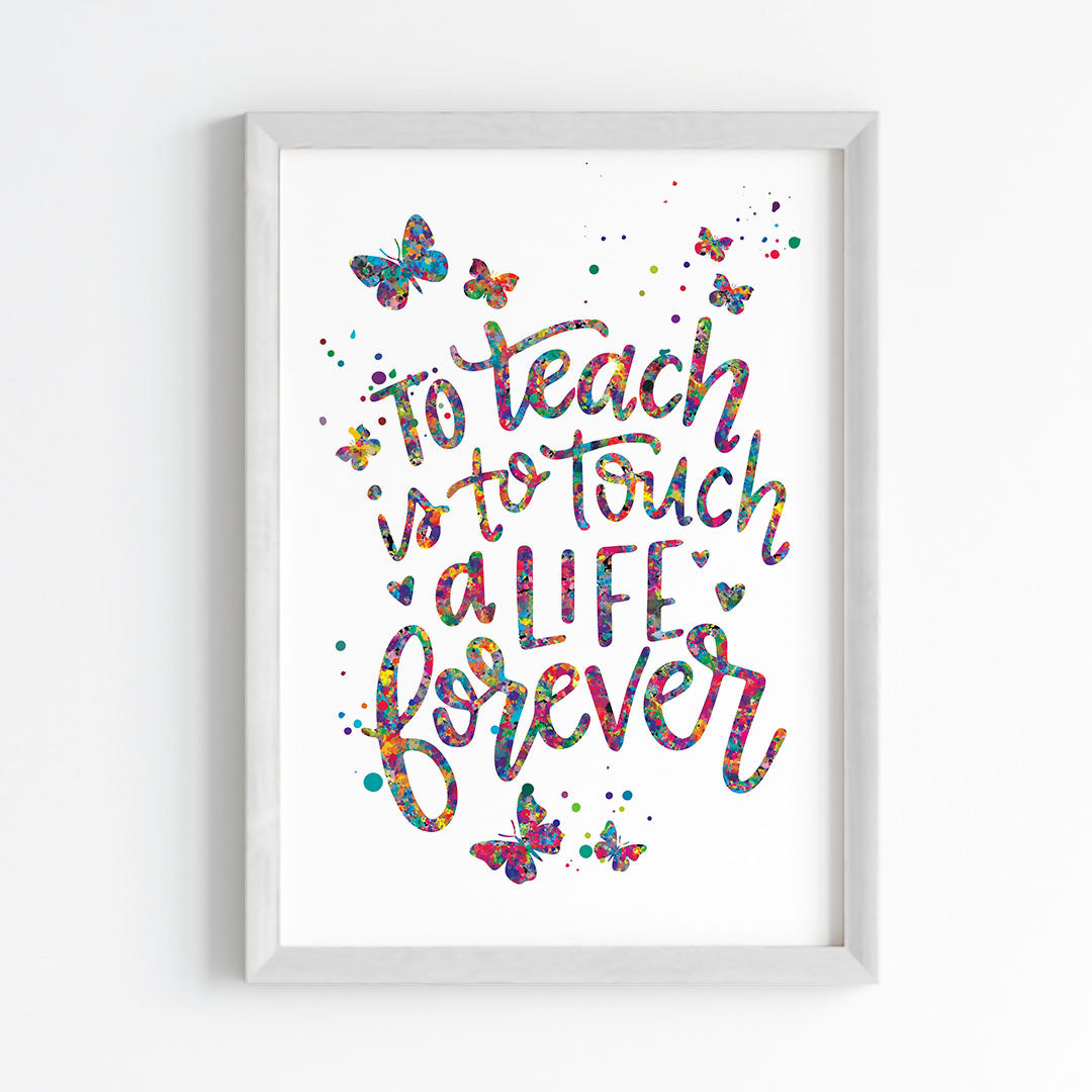 Tribute to Teachers Wall Art (Framed)