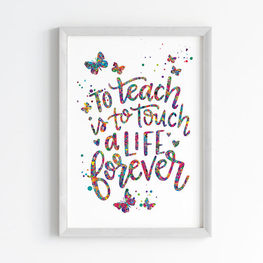 Tribute to Teachers Wall Art (Framed)