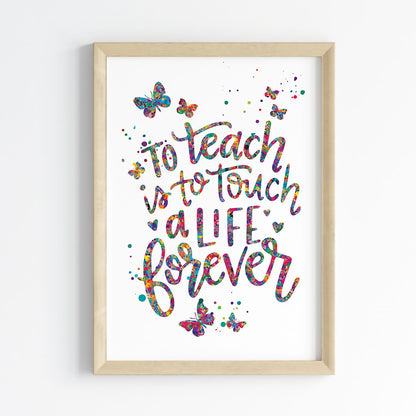 Tribute to Teachers Wall Art (Framed)