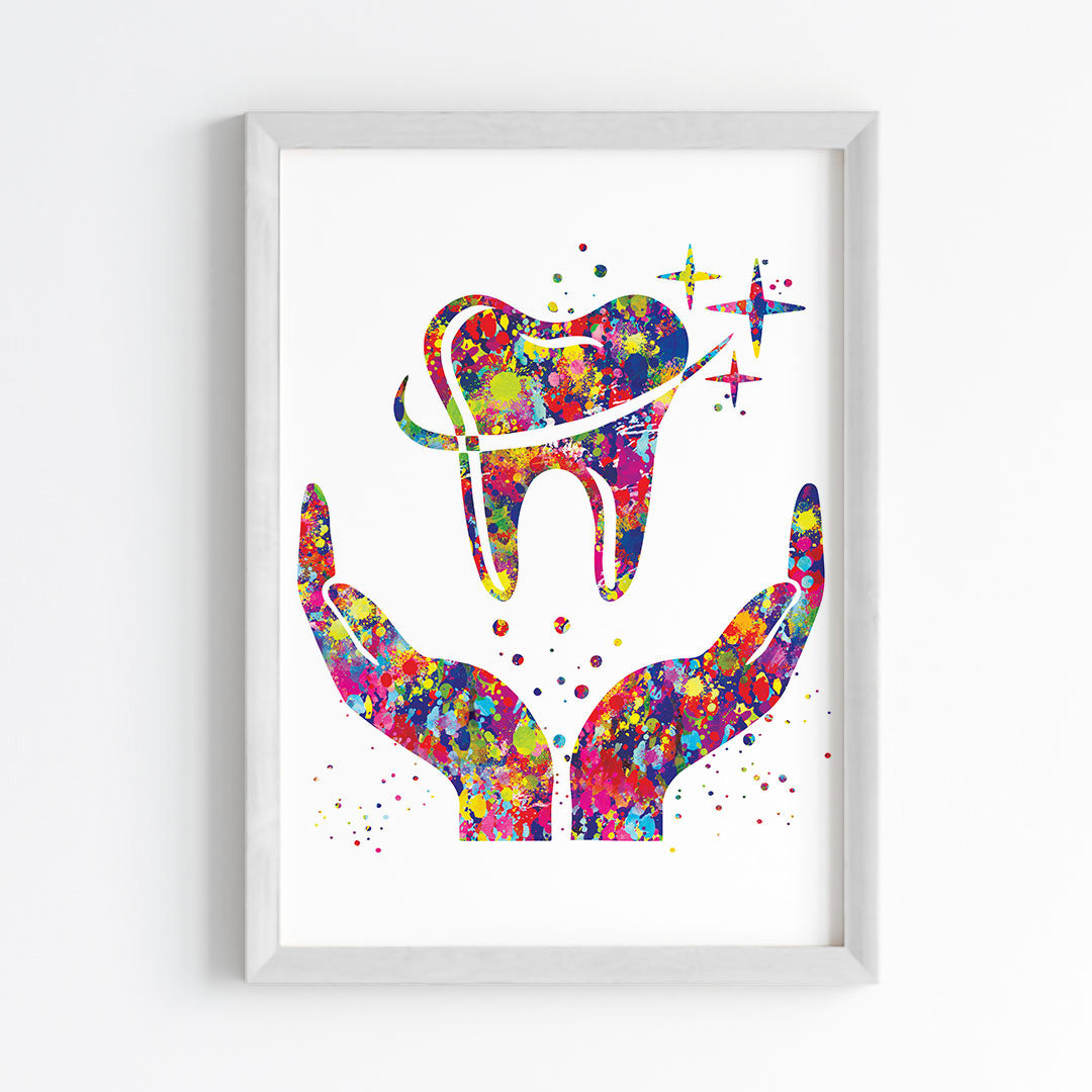 Dental Care Tribute Wall Art (Framed)