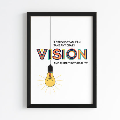 Vision in Action Wall Art (Framed)