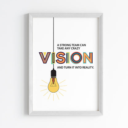 Vision in Action Wall Art (Framed)