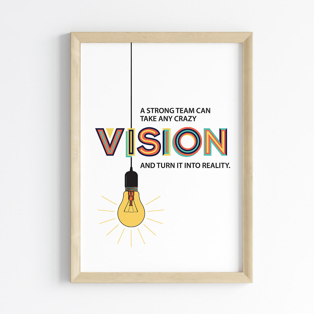 Vision in Action Wall Art (Framed)