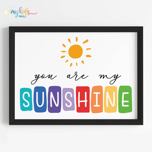 Appreciation quote wall art black frame