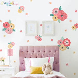 'Blooming Flowers' Wall Stickers