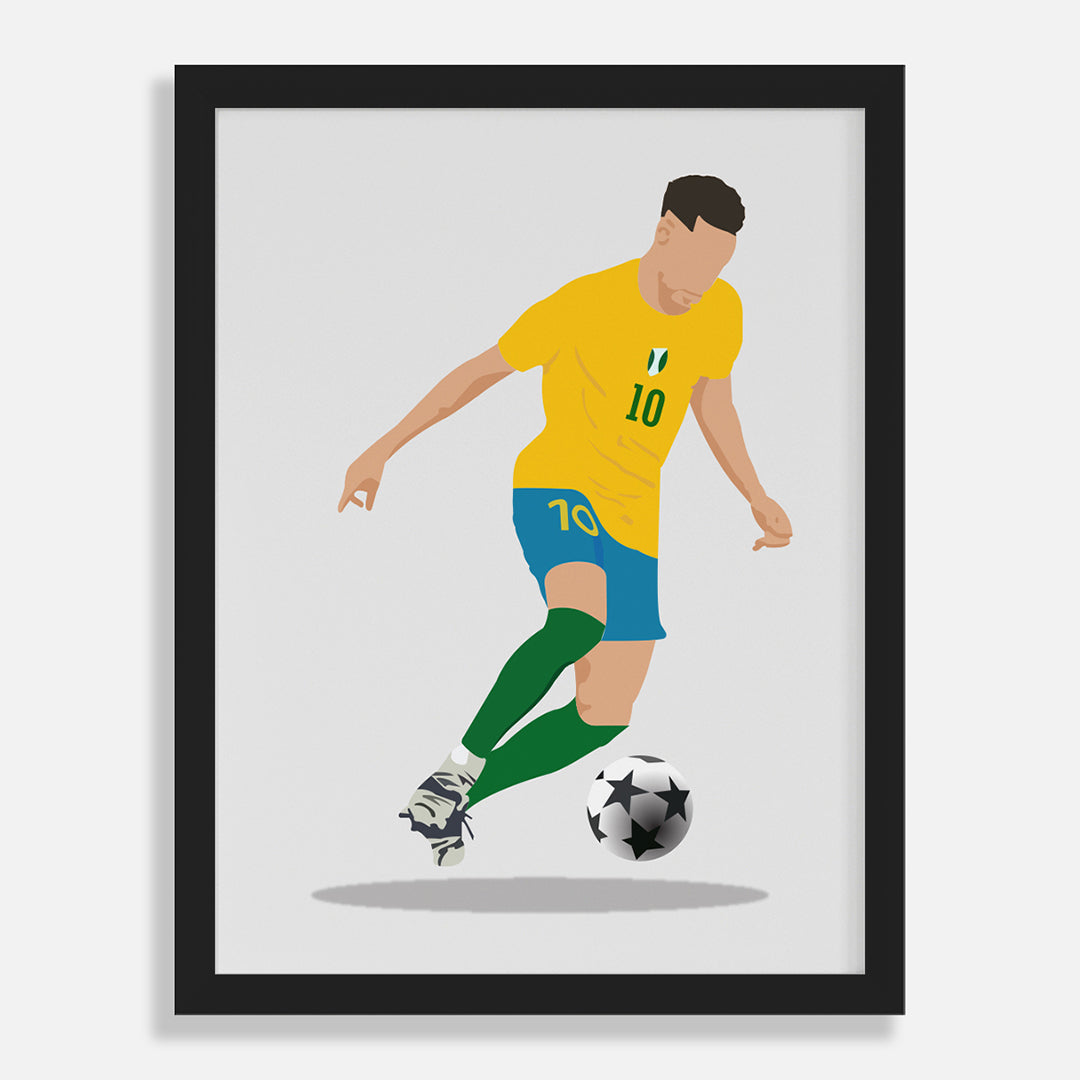 Neymar Jr Personalized Wall Art (Framed Set of 3)