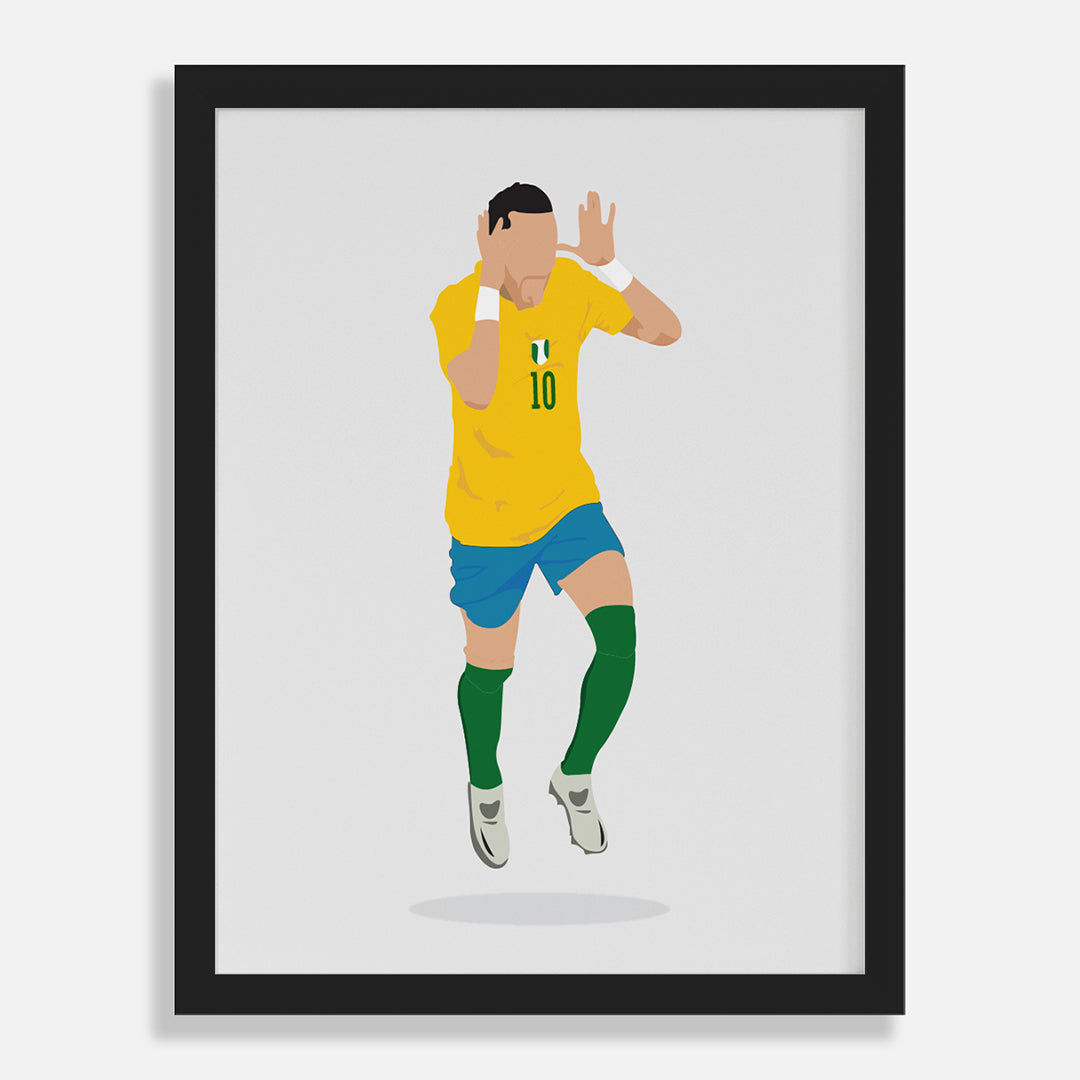 Neymar Jr Personalized Wall Art (Framed Set of 3)