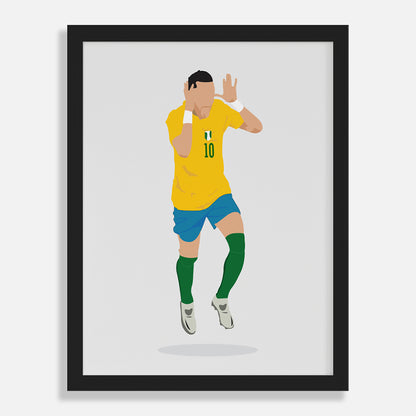 Neymar Jr Personalized Wall Art (Framed Set of 3)