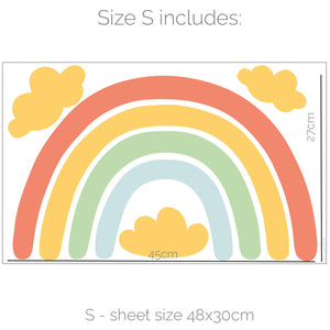 'Wish on a Rainbow' Personalised Wall Stickers