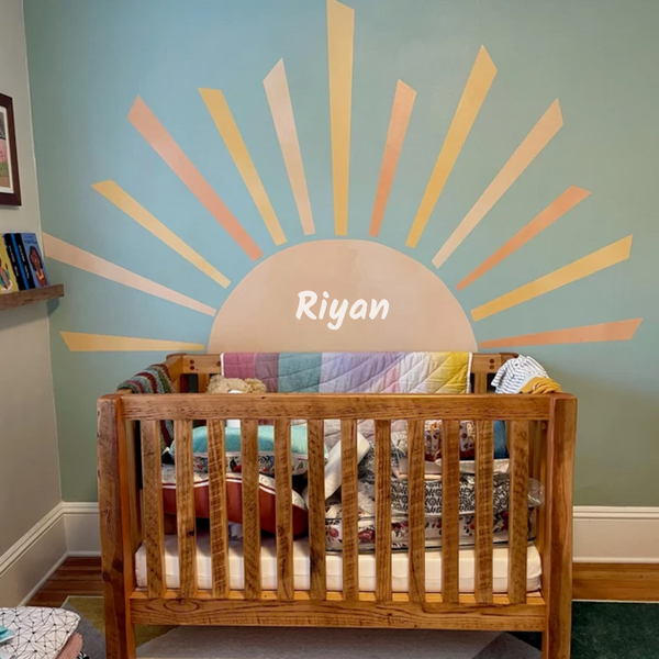 Load image into Gallery viewer, &#39;Rising Sun&#39; Personalised Wall Stickers
