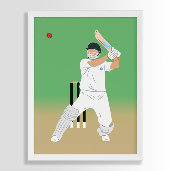 Load image into Gallery viewer, &#39;M. S. Dhoni&#39; Personalized Wall Art (Framed Set of 3)
