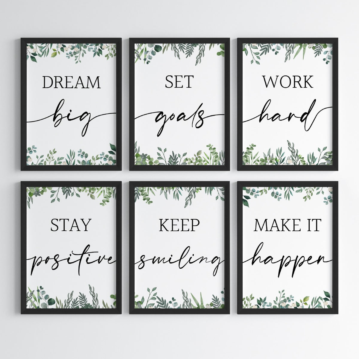 'Daily Inspiration & Motivation' Wall Art (Framed) – My Kids Wall