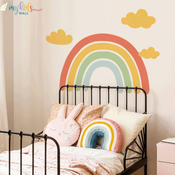 Load image into Gallery viewer, &#39;Wish on a Rainbow&#39; Personalised Wall Stickers
