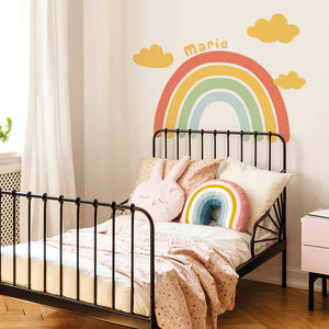 'Wish on a Rainbow' Personalised Wall Stickers