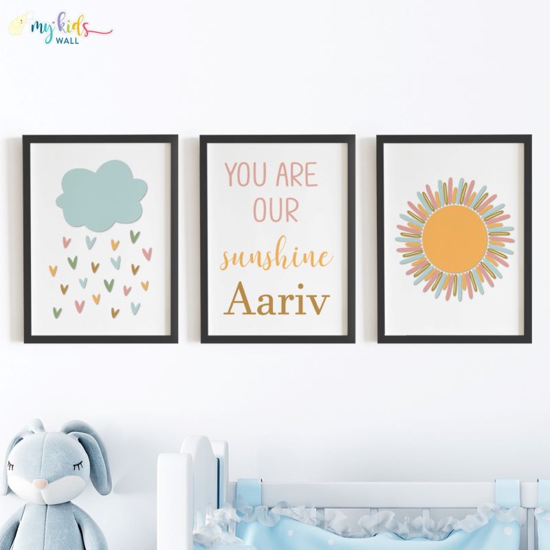 You are our Sunshine Personalised Wall Art (Framed)