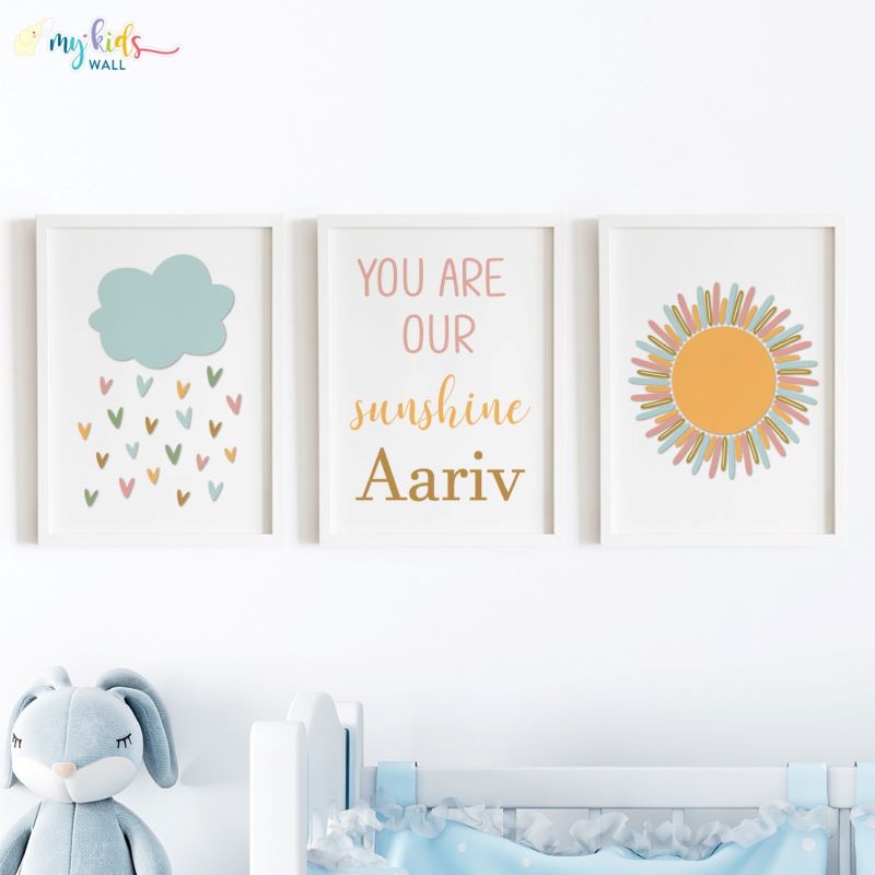 You are our Sunshine Personalised Wall Art (Framed)